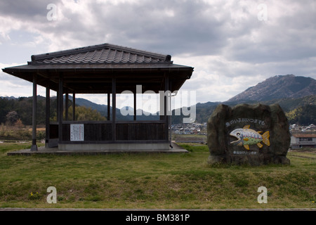 Rural Japanese village of Seiwa, Mie Prefecture part of Taki Town Stock Photo