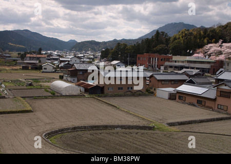 Rural Japanese village of Seiwa, Mie Prefecture part of Taki Town Stock Photo