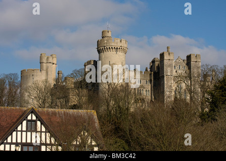 Arundel castle, medieval castle and stately home in Arundel, West