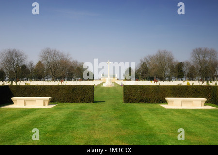 Beny-sur-Mer Canadian War Cemetery - Normany, France Stock Photo