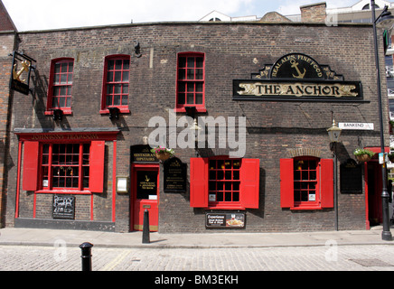 The Anchor Pub South Bank London Stock Photo