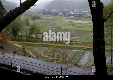 Rural Japanese village of Seiwa, Mie Prefecture part of Taki Town Stock Photo