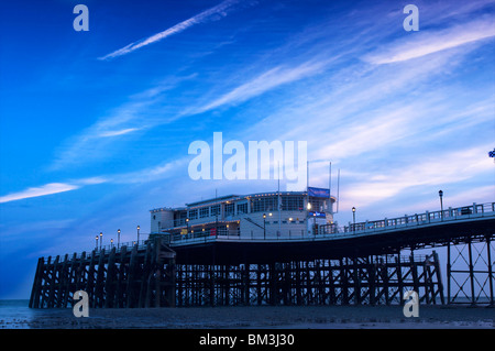 Worthing Pier at dusk - 15 May 2010 Stock Photo