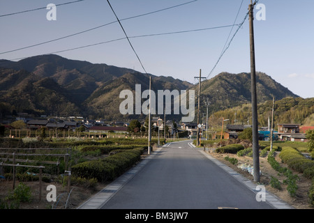 Rural Japanese village of Seiwa, Mie Prefecture part of Taki Town Stock Photo