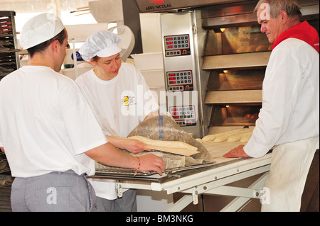 bakery warehouse at the "Fete du Pain" in Paris (Bread Fest) 2010 Stock Photo