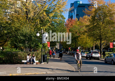 McGill University Campus Montreal Canada Stock Photo