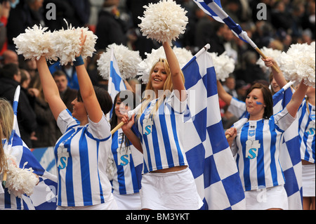 Brighton football club cheerleaders knowns as Gullys Girls - 2010 Stock Photo