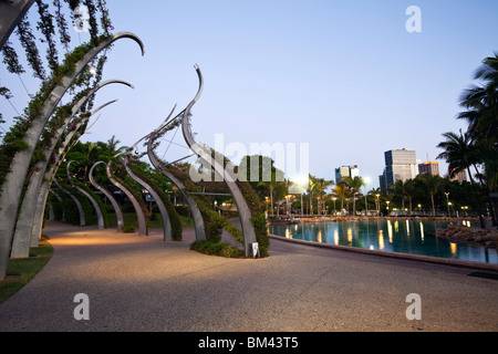 South Bank Parklands are located at South Bank in Brisbane, Queensland,  Australia Stock Photo - Alamy