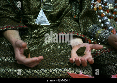 Traditional Jewish Henna ceremony Stock Photo