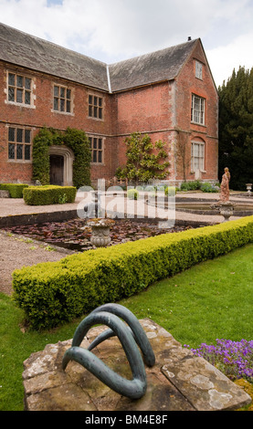 UK, Herefordshire, Much Marcle, The Hellens, historic country manor house garden Stock Photo