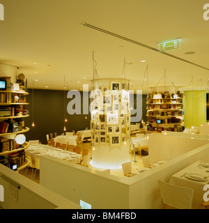 Eclectically designed restaurant by Philippe Starck, St Martins Lane hotel, London Stock Photo
