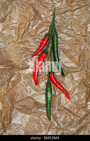 chilly red peppers Stock Photo