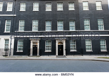 10 Downing Street, London, England, UK - Stock Photo.