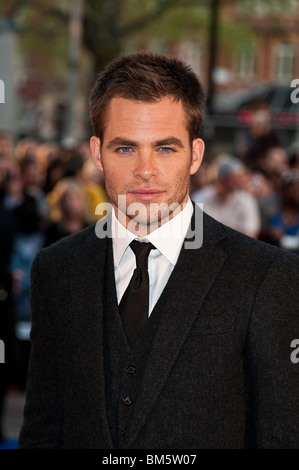 Chris Pine attends UK premiere of Star Trek Stock Photo