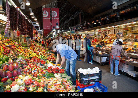 La Boqueria market. Barcelona. Spain Stock Photo