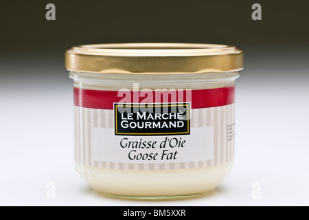 Jar of Le Marche Gourmand Graisse D Oie Goose Fat Stock Photo - Alamy