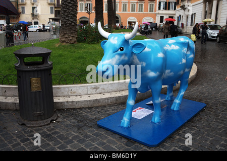 Cowparade Rome 2010 Stock Photo