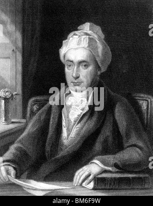 WILLIAM COWPER - English poet (1731-1800) Stock Photo