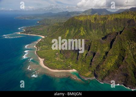 coral reefs , north shore kauai Stock Photo