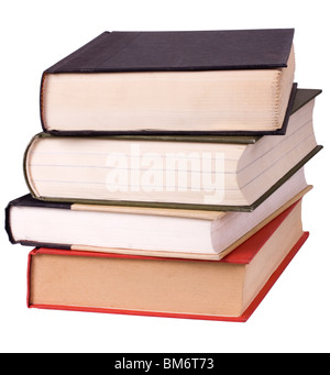 Close-up of a stack of books Stock Photo