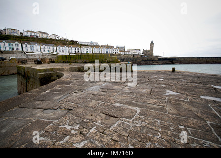 Porthleven Cornwall UK Harbour Harbor Quay Stock Photo