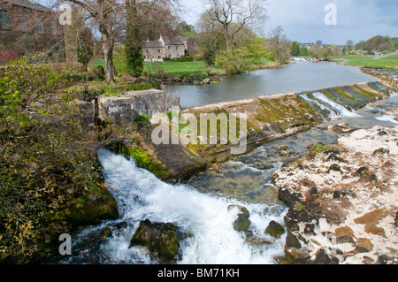 Linton Falls near the village of Grassington in the Yorkshire Dales Stock Photo