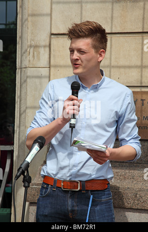 COPENHAGEN MAY 22, 2010 - Peter Lund Christensen, Ramboll at  inauguration ceremony of Europe in Bloom - Europ. Environm. Agency Stock Photo