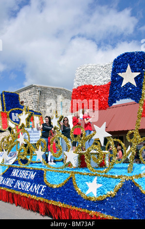 Parade in Burnet, Texas, USA Stock Photo