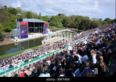 NORTHSTEAD MANOR GARDENS OPEN AIR THEATRE SCARBOROUGH NORTH BAY 20 May 2010 NORTH BAY SCARBOROUGH ENGLAND Stock Photo