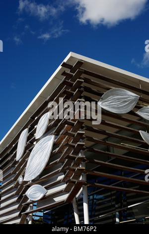 The iSite information centre in Ohakune near the Tongariro National Park in New Zealand Stock Photo