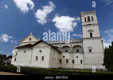 The Se Cathedral in Old Goa, Goa State in India. Stock Photo