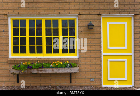 The Holland Michigan MI the traditional Dutch house pictures images photos large high resolution horizontal in USA US hi-res Stock Photo
