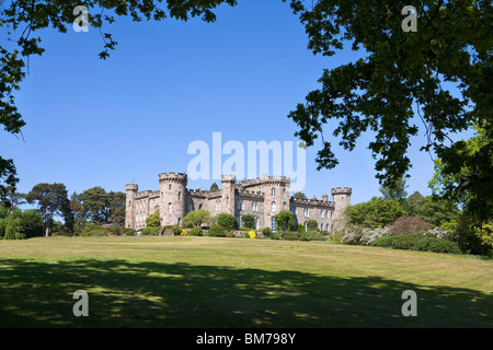 Cholmondeley castle 12th century, Cheshire, UK Stock Photo