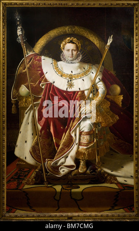 Jean-Auguste-Dominique Ingres Napoleon 1er sur le trone imperial 1806 Stock Photo