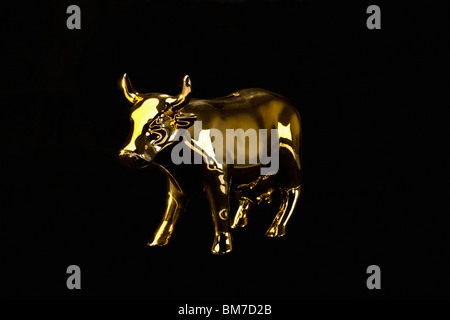 A golden bull Stock Photo