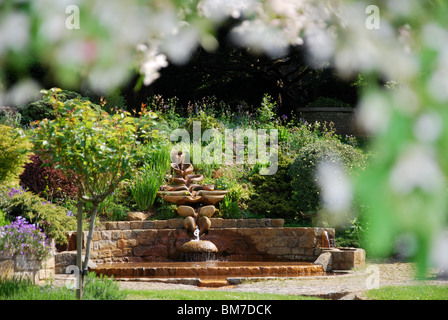 Chalice Well Gardens Glastonbury Somerset UK Stock Photo