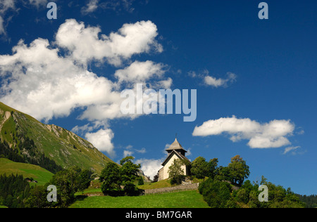 Switzerland: In the canton of Vaud, Chateau-d'Oex, district of Pays-d'Enhaut, the Reformed Church of Saint-Donat