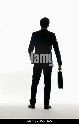 Portrait of a businessman, rear view Stock Photo