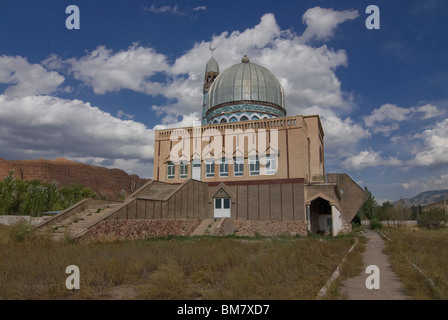 Mosque, Naryn, Kyrgyzstan Stock Photo