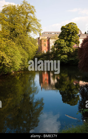 The Peak District Mining Museum on the River Derwent, Matlock Bath, Derbyshire, England Stock Photo