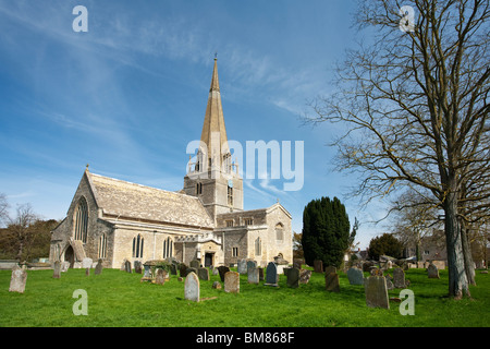 St Marys Church in the Cotswold Village of Bampton, Oxfordshire, Uk Stock Photo