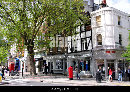 Hampstead High Street, Hampstead, London Borough of Camden, London, Greater London, England, United Kingdom Stock Photo