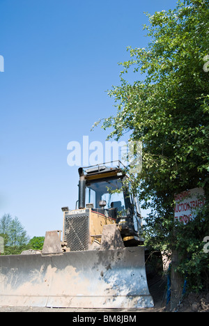 caterpillar d3c hystat drive bulldozer Stock Photo