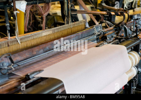 Some of the machinery inside Quarry Bank Mill in Styal, Cheshire, England, UK Stock Photo