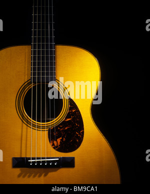 Acoustic Flattop Guitar Stock Photo