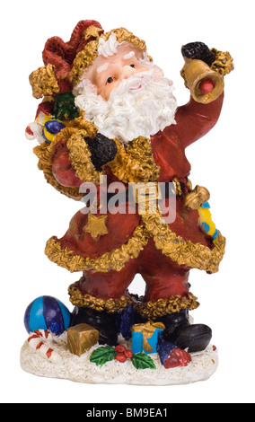 Close-up of a figurine of Santa Claus Stock Photo