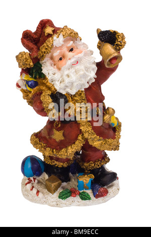 Close-up of a figurine of Santa Claus Stock Photo