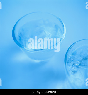 Two glasses of water Stock Photo