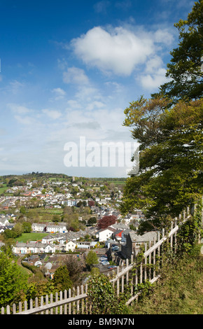 UK, England, Cornwall, Launceston, St Stephens from Castle Green Stock Photo