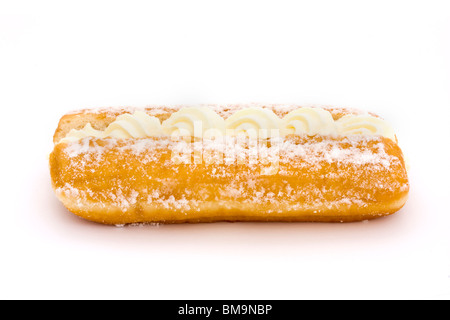 cream cake on a white background Stock Photo